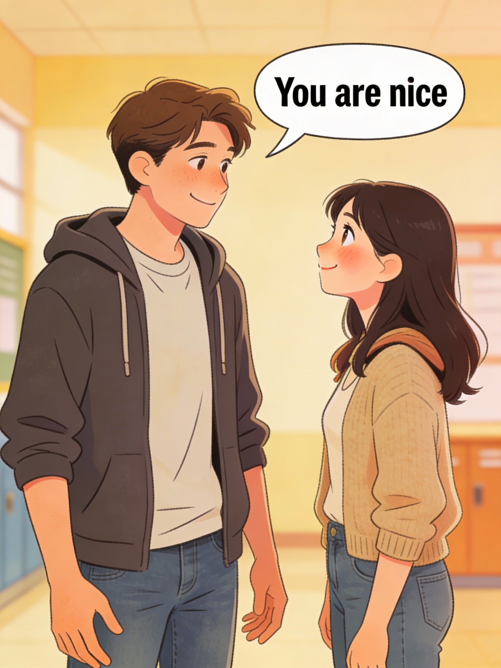 Young person blushing - visible redness across face and neck showing involuntary stress response